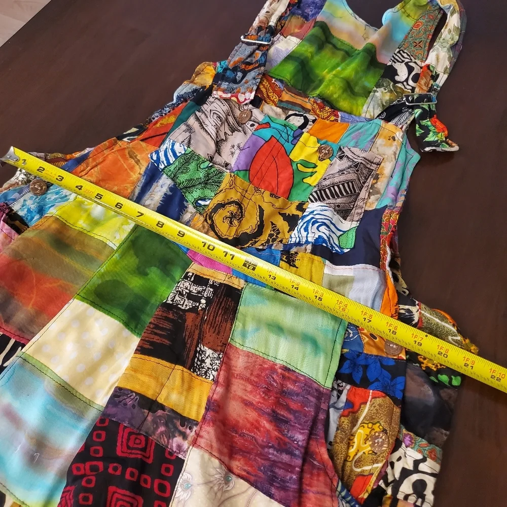Rare Vintage Patchwork Overalls - Picture 15 of 16